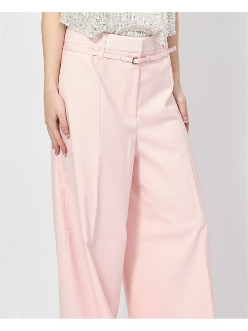 Pantalon coupe décontractée rose pour femme Boss BOSS | 50537404685