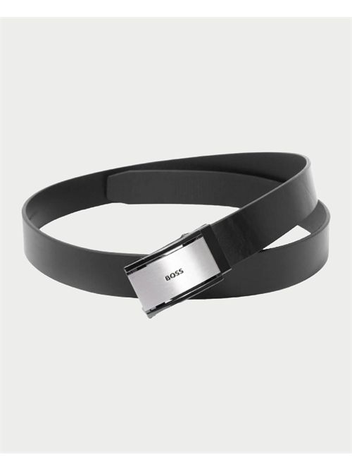 Boss men's belt with logo buckle BOSS | 50537450001