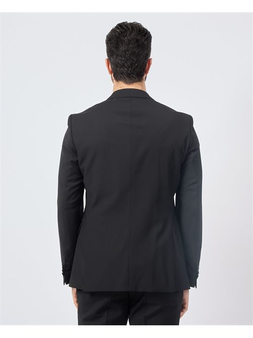 Black Boss single-breasted cotton jacket BOSS | 50537537001