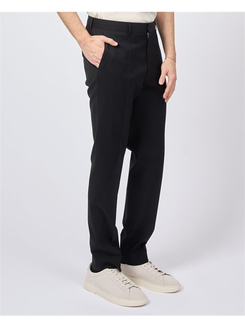 Hugo men's trousers in plain fabric BOSS | 50537573001