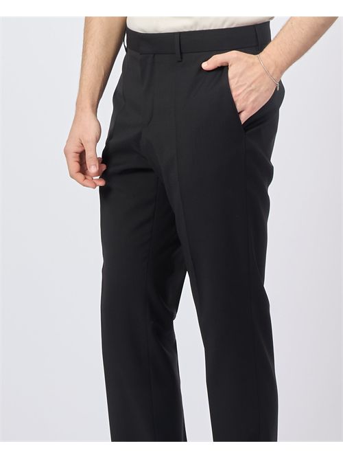 Hugo men's trousers in plain fabric BOSS | 50537573001