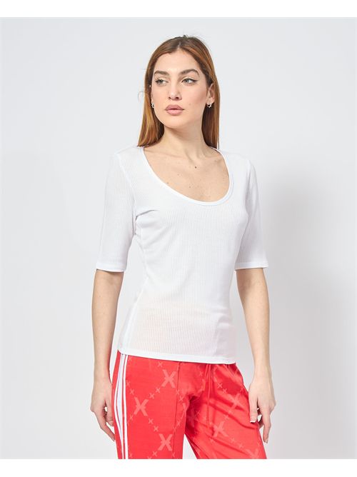 T-shirt Boss en tissu stretch côtelé BOSS | 50537596100