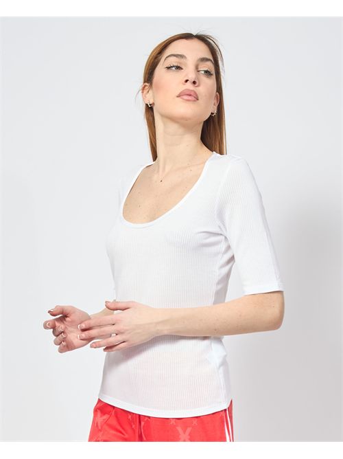 T-shirt Boss en tissu stretch côtelé BOSS | 50537596100