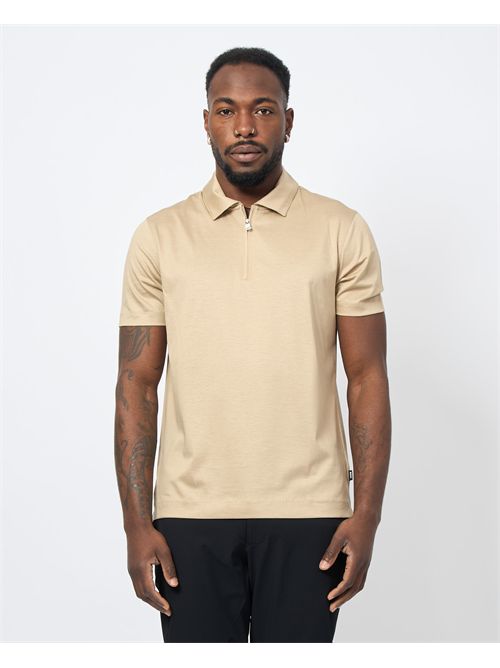 Polo Boss relaxed fit con zip BOSS | 50537954275