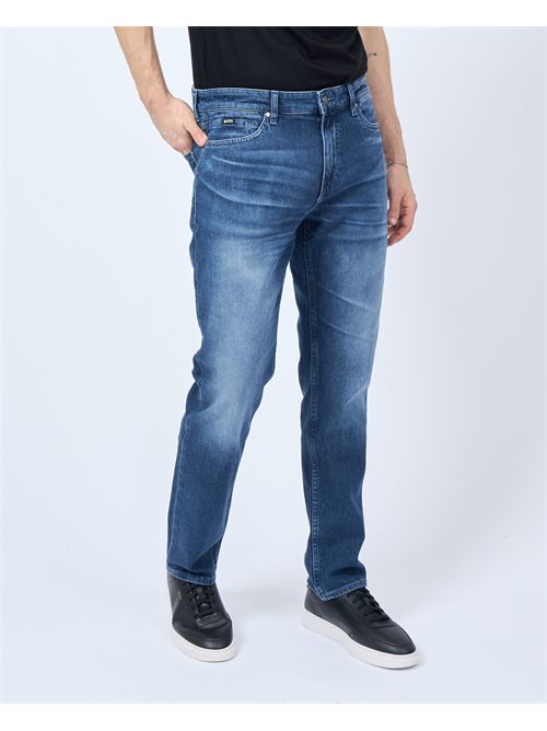 Jeans uomo Boss in tessuto elasticizzato BOSS | 50538537433