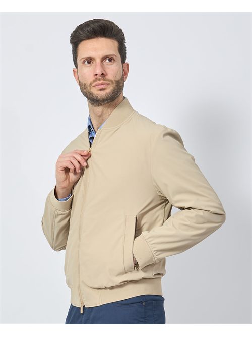 Slim Fit Jacket by Boss with Knit Trim BOSS | 50538630275