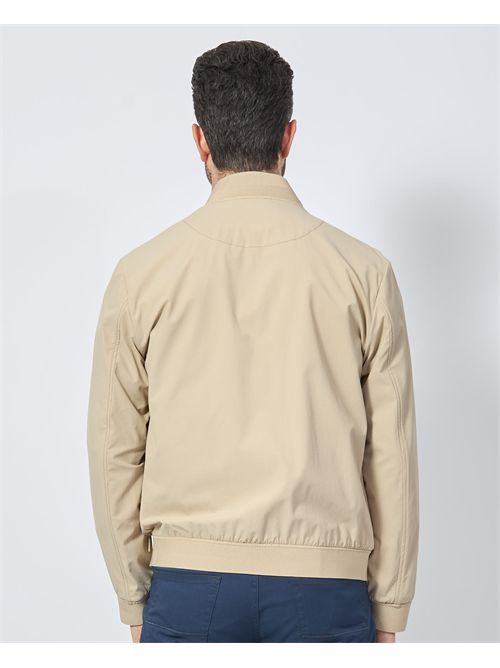 Slim Fit Jacket by Boss with Knit Trim BOSS | 50538630275