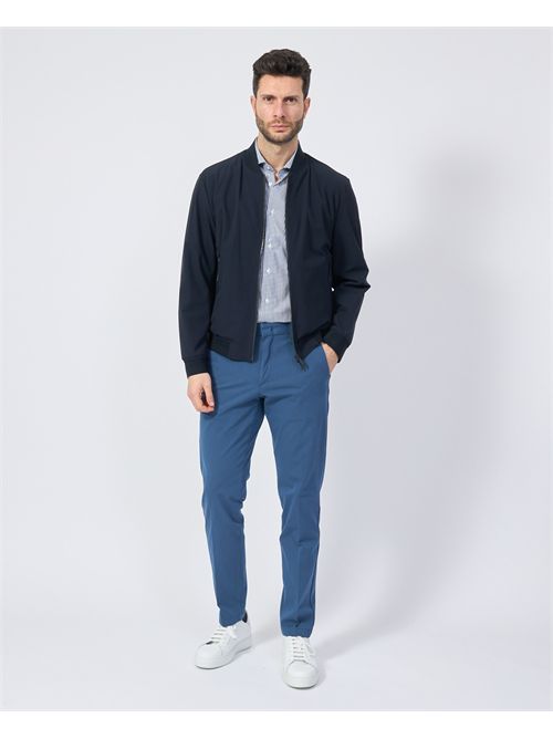 Boss slim fit jacket with knitted trim BOSS | 50538630404