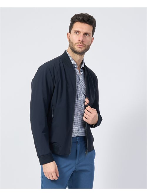 Boss slim fit jacket with knitted trim BOSS | 50538630404