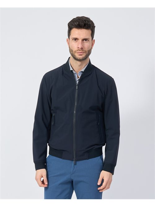 Boss slim fit jacket with knitted trim BOSS | 50538630404