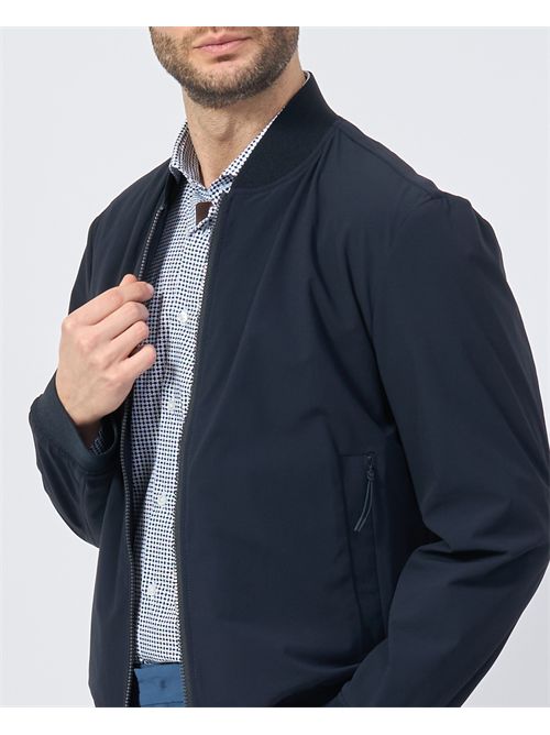 Boss slim fit jacket with knitted trim BOSS | 50538630404