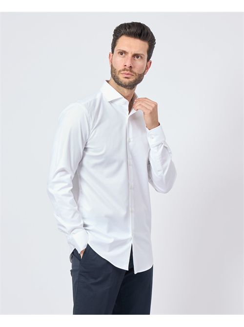 Camicia bianca Boss in cotone elasticizzato BOSS | 50538962100