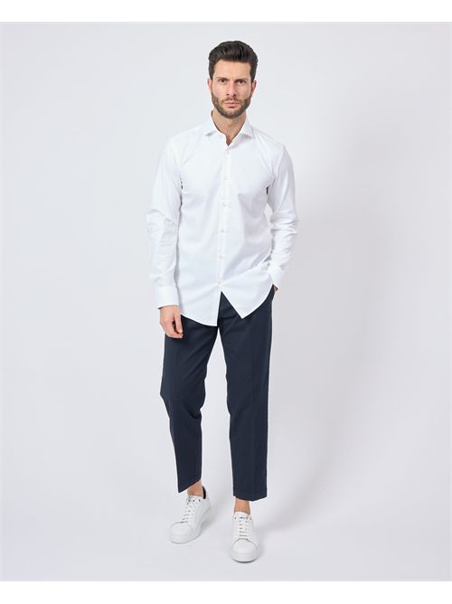 White Boss Stretch Cotton Shirt BOSS | 50538962100