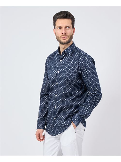 Camicia uomo Boss regular fit in popeline di cotone BOSS | 50539178404