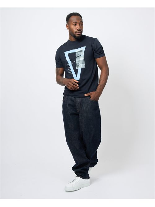 Boss Men's T-Shirt with Triangle Print BOSS | 50539180404