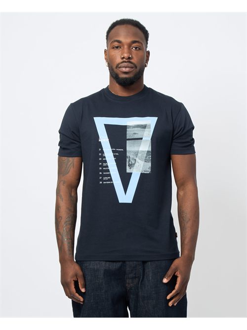 Boss Men's T-Shirt with Triangle Print BOSS | 50539180404