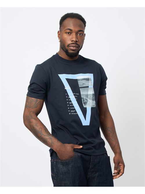 Boss Men's T-Shirt with Triangle Print BOSS | 50539180404