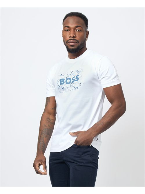 Boss Crew Neck T-Shirt with New Graphic BOSS | 50539186100