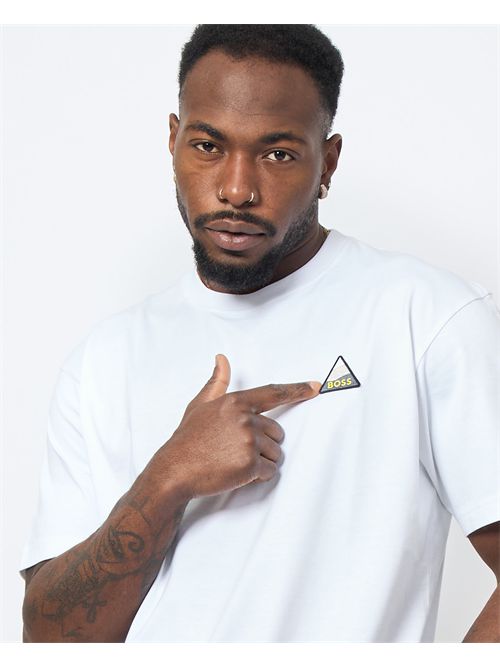 T-shirt en coton coupe décontractée Boss BOSS | 50539195100