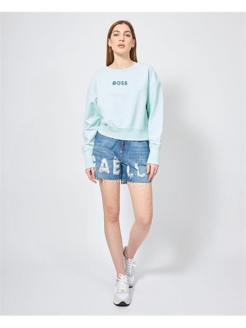 Sweat-shirt ras du cou oversize pour femme Boss BOSS | 50540263442