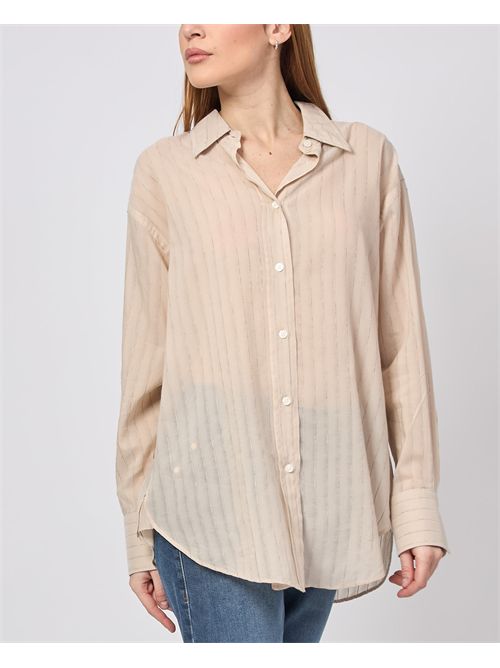 Chemise rayée coupe régulière pour femme Boss BOSS | 50540633118