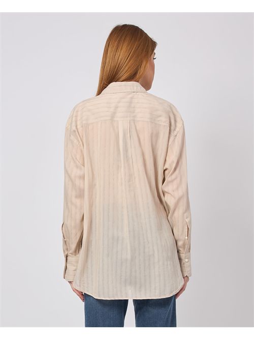 Chemise rayée coupe régulière pour femme Boss BOSS | 50540633118