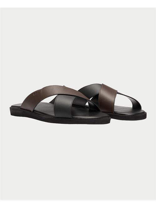 Boss slide sandals with two-tone bands BOSS | 50541774002