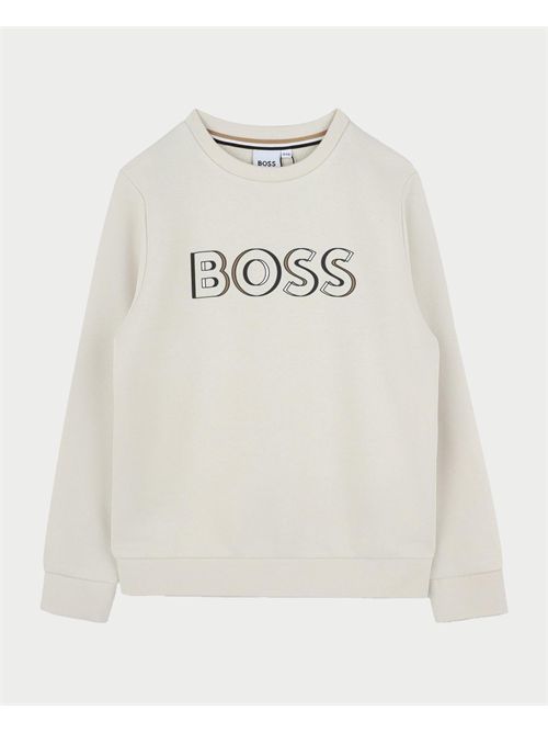 Sweat-shirt Boss Kids avec logo sur le devant BOSS | J5202221C