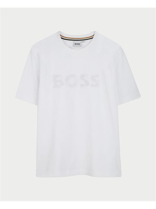 T-shirt en coton Boss pour enfants BOSS | J5203710P