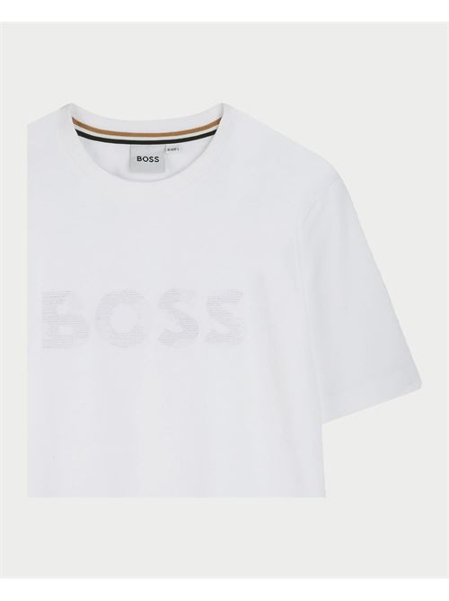 T-shirt en coton Boss pour enfants BOSS | J5203710P