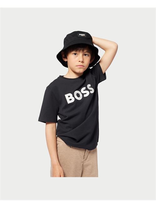 T-shirt en coton Boss pour enfants BOSS | J5204909B