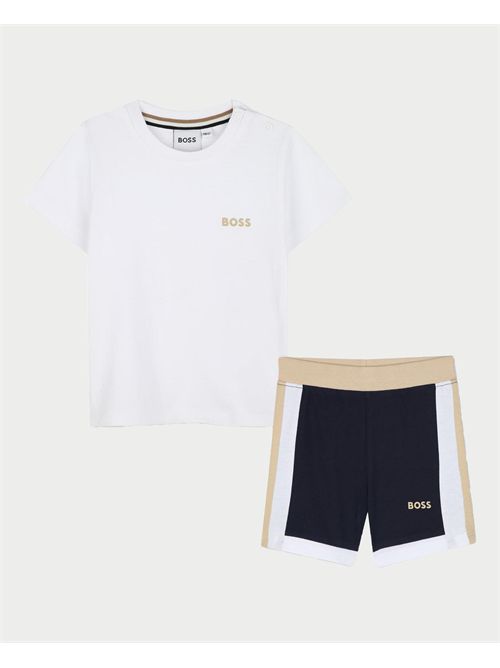 Boss Kids T-Shirt and Bermuda Shorts Set BOSS | J5211910P