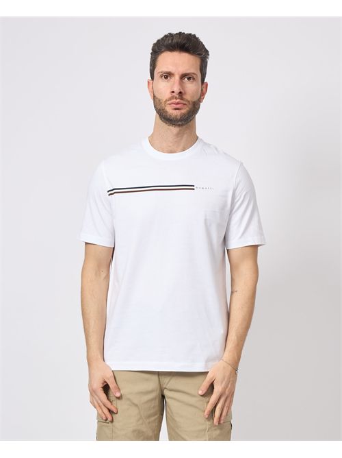 Bugatti crew neck T-shirt in pure cotton BUGATTI | 8350-75041C010