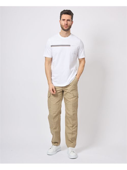 Bugatti crew neck T-shirt in pure cotton BUGATTI | 8350-75041C010