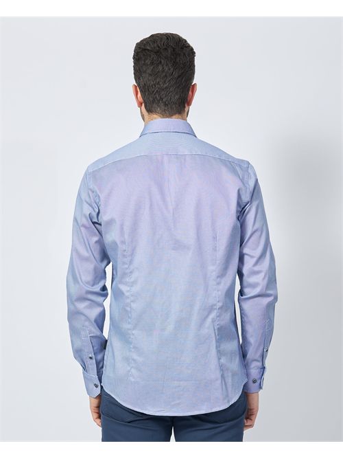 Chemise boutonnée en coton bleu Bugatti BUGATTI | 9350-78415C320