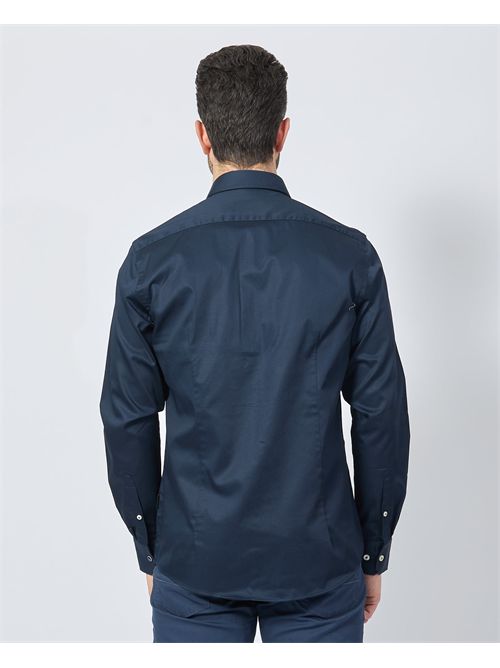 Bugatti Blue Button Down Men's Shirt BUGATTI | 9750-78504C390