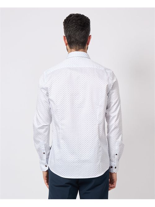 Chemise à manches longues Bugatti à micro-motif BUGATTI | 9750-78511C010