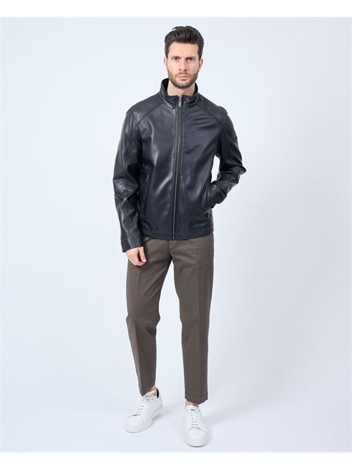 Giacca in pelle Bugatti fullzip BUGATTI | P10006-125096490