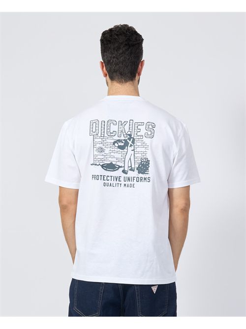 T-shirt uomo Dickies con stampa sul retro DICKIES | DK0A4Z8R0WH1