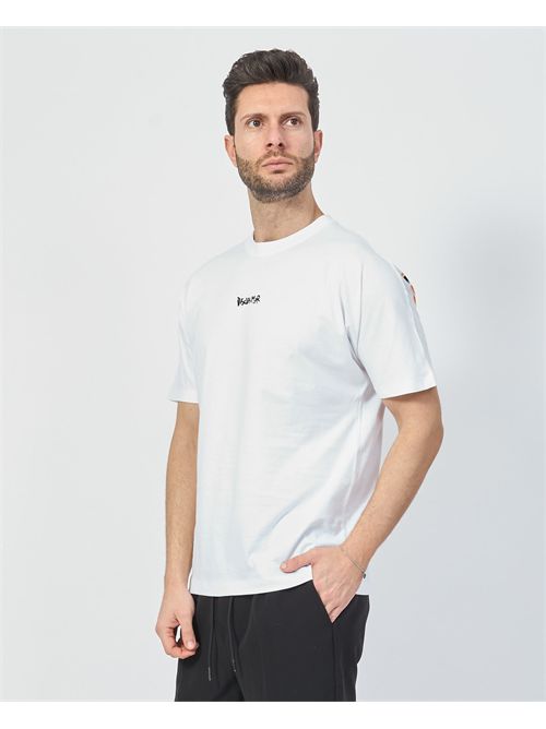 T-shirt uomo Disclaimer con logo fronte retro DISCLAIMER | DS54802BIANCO/NERO