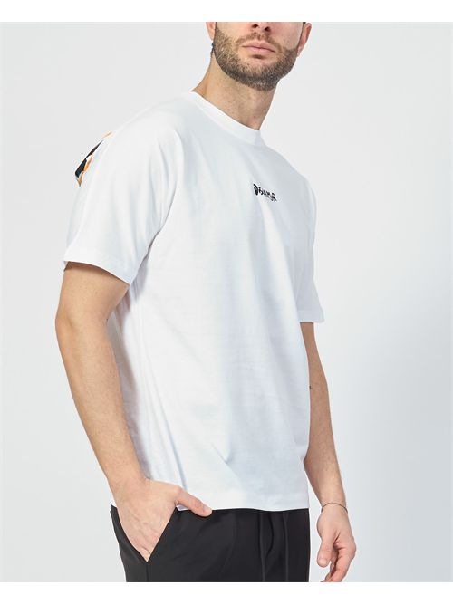 T-shirt uomo Disclaimer con logo fronte retro DISCLAIMER | DS54802BIANCO/NERO