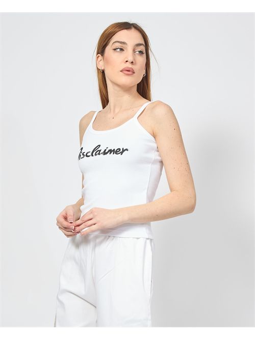 Top Disclaimer con logo frontale DISCLAIMER | DS54904BIANCO/NERO