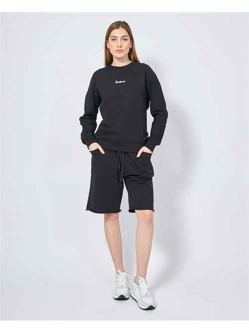 Sweat-shirt Disclaimer pour femme avec logo au dos DISCLAIMER | DS54910NERO/BIANCO