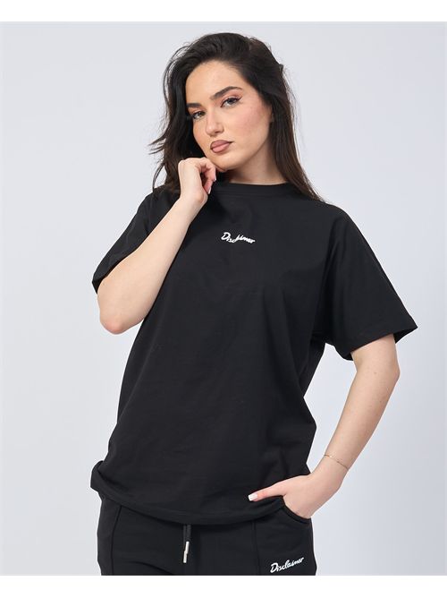 Black T-shirt Disclaimer with logo on the back DISCLAIMER | DS54913NERO/BIANCO