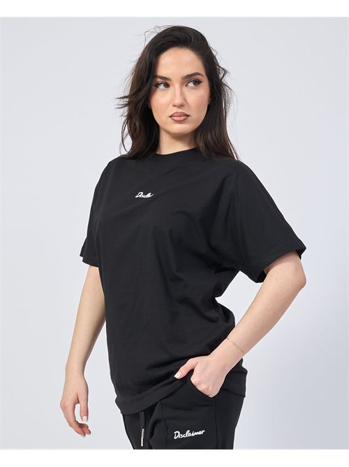 Black T-shirt Disclaimer with logo on the back DISCLAIMER | DS54913NERO/BIANCO