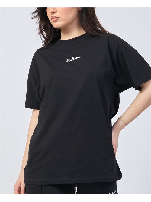 Black T-shirt Disclaimer with logo on the back DISCLAIMER | DS54913NERO/BIANCO