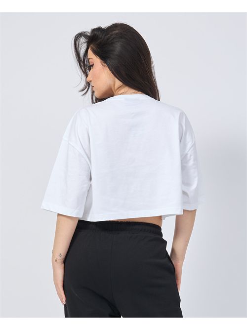 T-shirt donna Disclaimer cropped fit DISCLAIMER | DS54933BIANCO