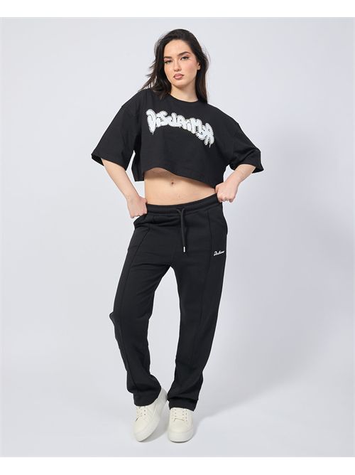 T-shirt donna Disclaimer cropped fit DISCLAIMER | DS54933NERO