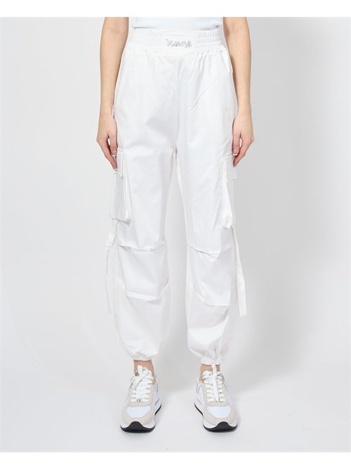 Women's Cargo Pants Disclaimer with Laces DISCLAIMER | DS54936BIANCO