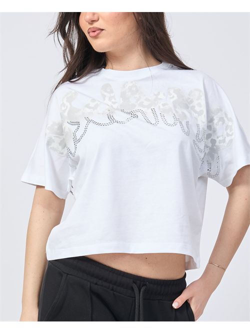 Disclaimer women's t-shirt with sequins DISCLAIMER | DS54981BIANCO